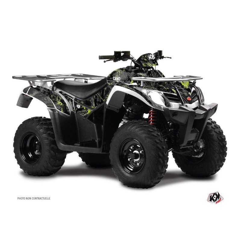 Kit Déco Quad Camo Kymco 400 MXU Noir Vert (2008-2017)