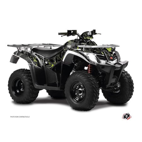 Kit Déco Quad Camo Kymco 400 MXU Noir Vert (2008-2017)