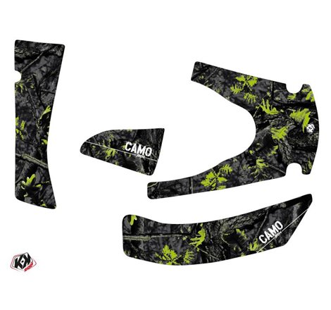 Kit Déco Quad Camo Kymco 400 MXU Noir Vert (2008-2017)