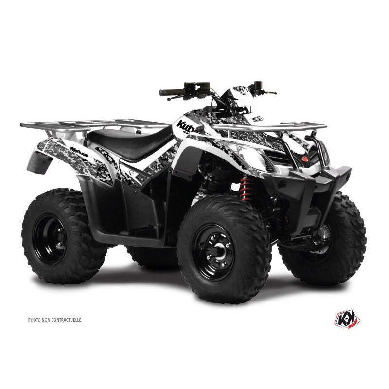 Kit Déco Quad Predator Kymco 400 MXU Blanc (2008-2017)