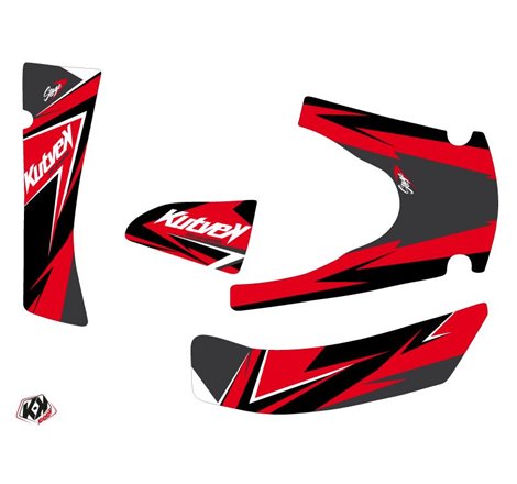 Kit Déco Quad Stage Kymco 400 MXU Rouge Noir (2008-2017)