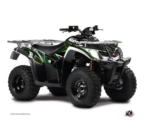 Kit Déco Quad Stage Kymco 400 MXU Noir Vert (2008-2017)