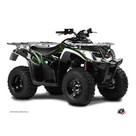 Kit Déco Quad Stage Kymco 400 MXU Noir Vert (2008-2017)