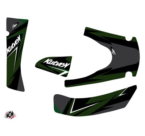 Kit Déco Quad Stage Kymco 400 MXU Noir Vert (2008-2017)