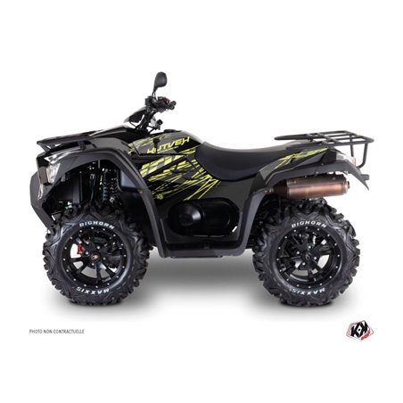 Kit Déco Quad Eraser Kymco 550 MXU Neon Gris (2012-2014)