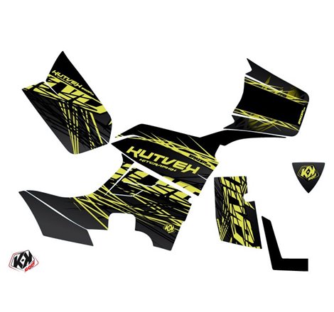 Kit Déco Quad Eraser Kymco 550 MXU Neon Gris (2012-2014)