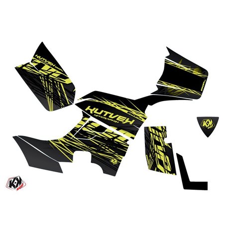 Kit Déco Quad Eraser Kymco 550 MXU Neon Gris (2012-2014)