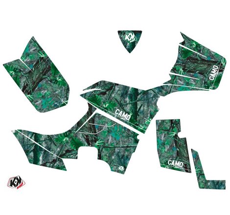 Kit Déco Quad Camo Kymco 700 MXU Vert (2014-2017)