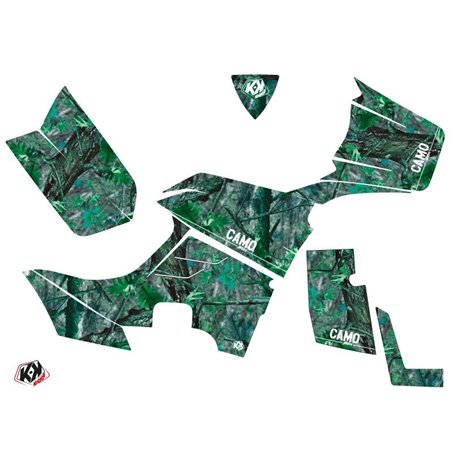 Kit Déco Quad Camo Kymco 700 MXU Vert (2014-2017)