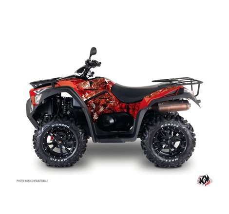 Kit Déco Quad Camo Kymco 700 MXU Rouge (2014-2017)