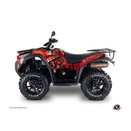 Kit Déco Quad Camo Kymco 700 MXU Rouge (2014-2017)