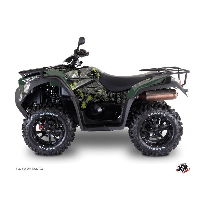 Kit Déco Quad Camo Kymco 700 MXU Noir Vert (2014-2017)