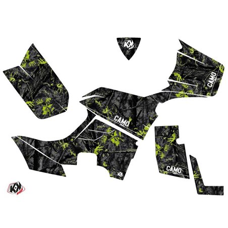 Kit Déco Quad Camo Kymco 700 MXU Noir Vert (2014-2017)