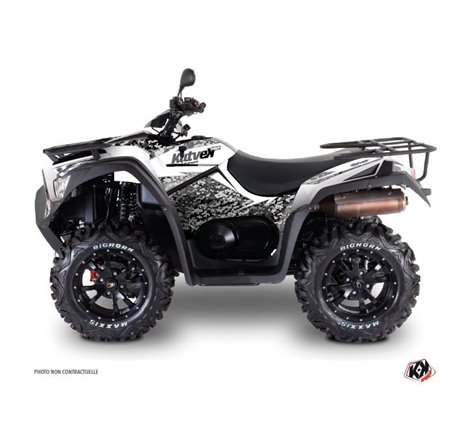 Kit Déco Quad Predator Kymco 700 MXU Blanc (2014-2017)
