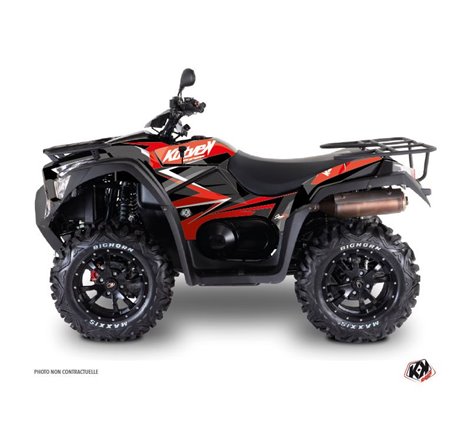 Kit Déco Quad Stage Kymco 700 MXU Rouge Noir (2014-2017)