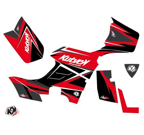 Kit Déco Quad Stage Kymco 700 MXU Rouge Noir (2014-2017)