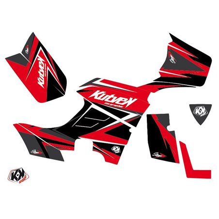 Kit Déco Quad Stage Kymco 700 MXU Rouge Noir (2014-2017)