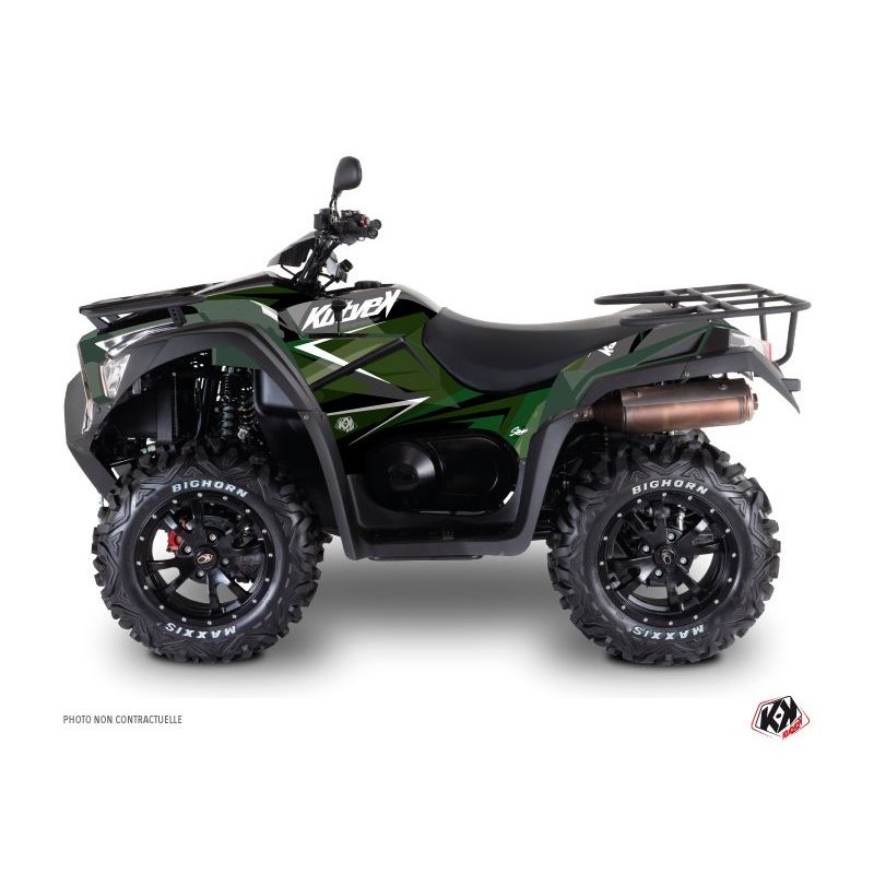 Kit Déco Quad Stage Kymco 700 MXU Noir Vert (2014-2017)