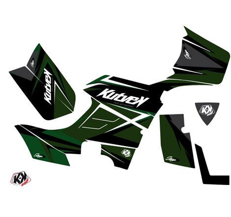 Kit Déco Quad Stage Kymco 700 MXU Noir Vert (2014-2017)