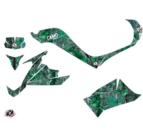 Kit Déco Quad Camo Kymco 90 MAXXER Vert (2014-2017)