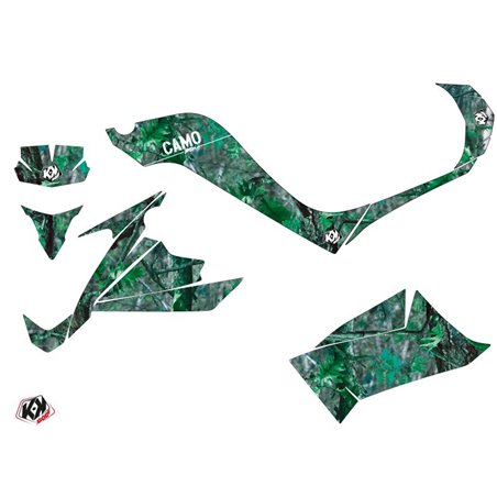 Kit Déco Quad Camo Kymco 90 MAXXER Vert (2014-2017)