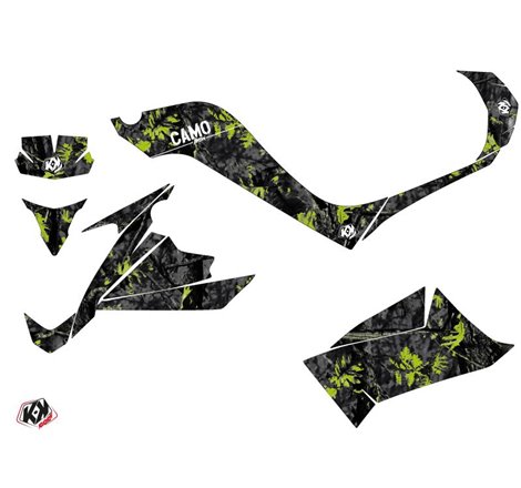 Kit Déco Quad Camo Kymco 90 MAXXER Noir Vert (2014-2017)