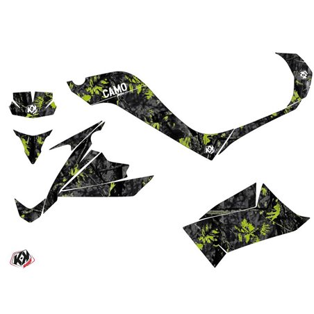 Kit Déco Quad Camo Kymco 90 MAXXER Noir Vert (2014-2017)