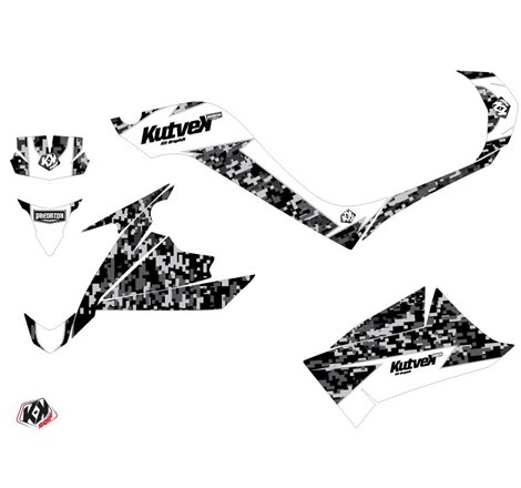 Kit Déco Quad Predator Kymco 90 MAXXER Blanc (2014-2017)