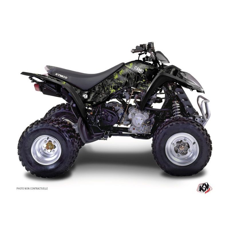 Kit Déco Quad Camo Kymco 300 MAXXER Noir Vert (2009-2019)