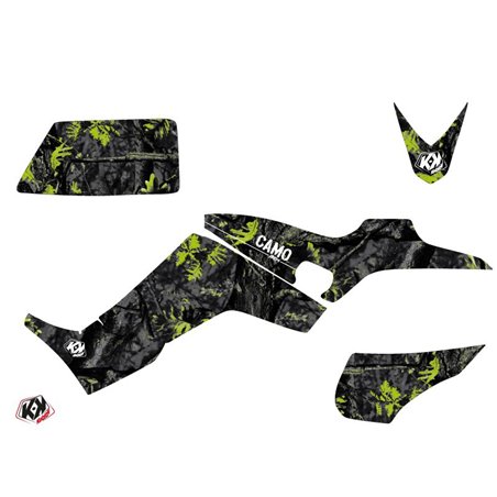 Kit Déco Quad Camo Kymco 300 MAXXER Noir Vert (2009-2019)
