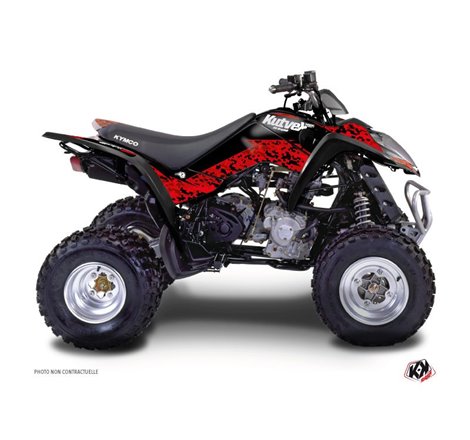 Kit Déco Quad Predator Kymco 300 MAXXER Rouge Noir (2009-2019)
