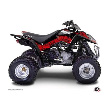 Kit Déco Quad Predator Kymco 300 MAXXER Rouge Noir (2009-2019)