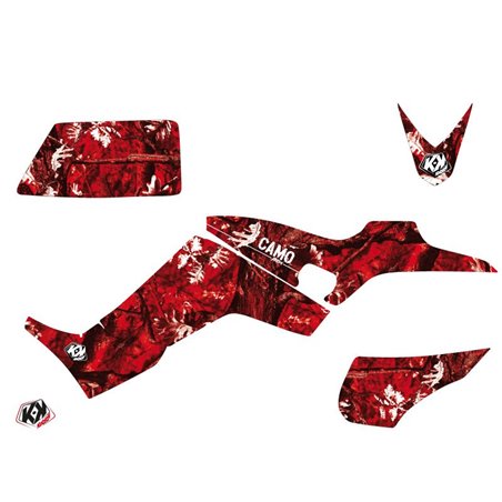 Kit Déco Quad Camo Kymco 300 MAXXER Rouge (2020-2023)
