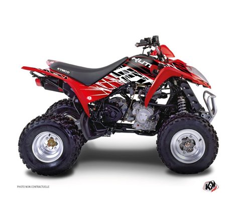 Kit Déco Quad Eraser Kymco 300 MAXXER Rouge Blanc (2020-2023)