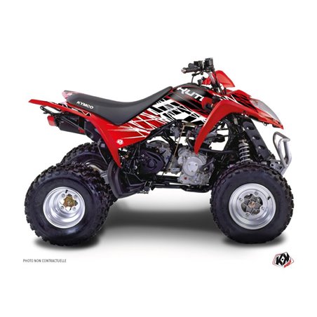Kit Déco Quad Eraser Kymco 300 MAXXER Rouge Blanc (2020-2023)