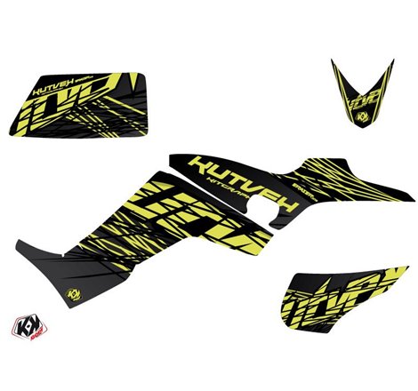 Kit Déco Quad Eraser Kymco 300 MAXXER Neon Gris (2020-2023)