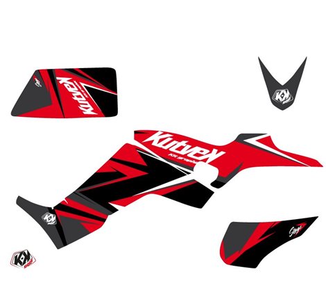 Kit Déco Quad Stage Kymco 300 MAXXER Rouge Noir (2020-2023)
