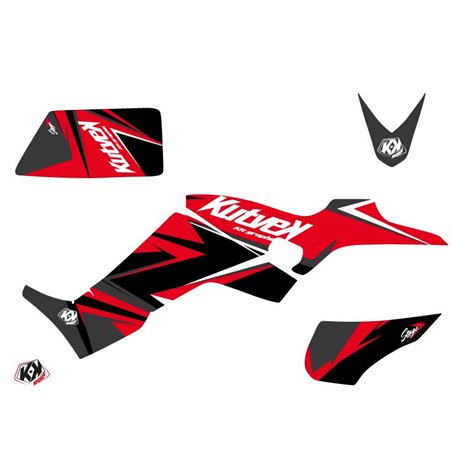 Kit Déco Quad Stage Kymco 300 MAXXER Rouge Noir (2020-2023)