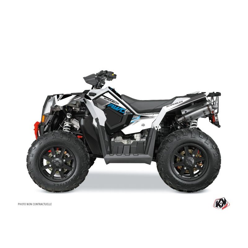 Kit Déco Quad Visor Polaris Scrambler 850-1000 XP Bleu (2015-2019)