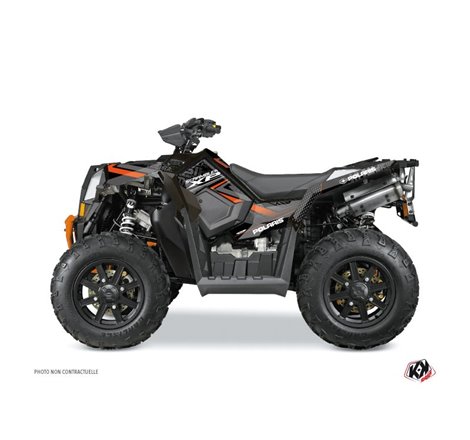 Kit Déco Quad Rock Polaris Scrambler 850-1000 XP Noir Orange (2015-2019)
