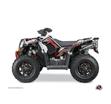 Kit Déco Quad Blade Polaris Scrambler 850-1000 XP Rouge (2015-2019)