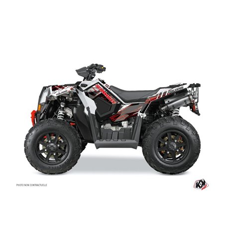 Kit Déco Quad Blade Polaris Scrambler 850-1000 XP Rouge (2015-2019)