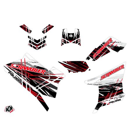 Kit Déco Quad Blade Polaris Scrambler 850-1000 XP Rouge (2015-2019)