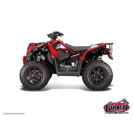 Kit Déco Quad Action Polaris Scrambler 850-1000 XP Rouge (2015-2019)
