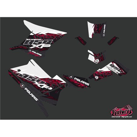 Kit Déco Quad Action Polaris Scrambler 850-1000 XP Rouge (2015-2019)