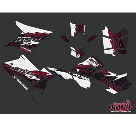 Kit Déco Quad Action Polaris Scrambler 850 XP Rouge FULL (2015-2019)
