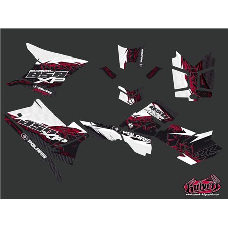 Kit Déco Quad Action Polaris Scrambler 850 XP Rouge FULL (2015-2019)