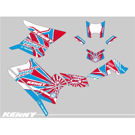Kit Déco Quad Kenny Polaris Scrambler 850-1000 XP Patriot (2015-2019)