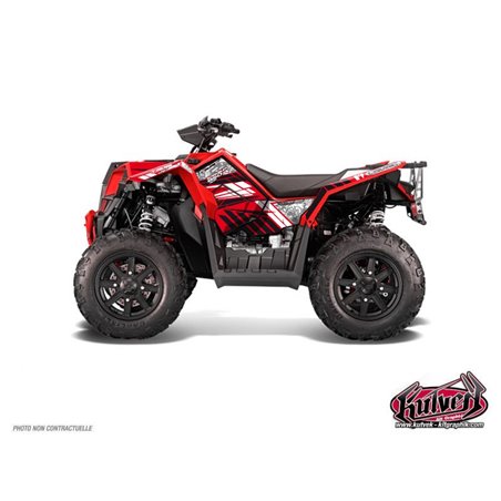 Kit Déco Quad Spirit Polaris Scrambler 850-1000 XP Rouge FULL (2015-2019)