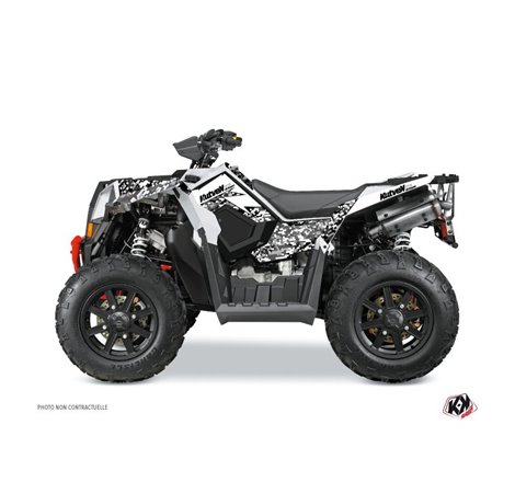 Kit Déco Quad Predator Polaris Scrambler 850-1000 XP Blanc (2015-2019)